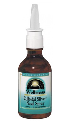 Source Naturals, Inc. Wellness Colloidal Silver 10 ppm Назальный спрей 1 унция спрея