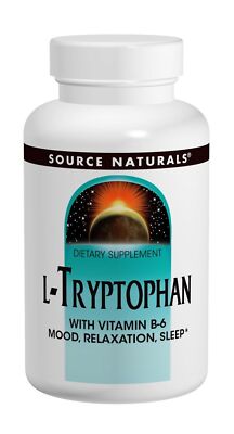 Source Naturals, Inc. L-триптофан с витамином B-6 1000 мг 60 таблеток