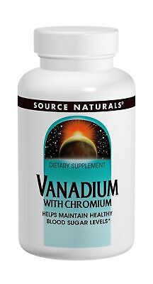 Source Naturals, Inc. Ванадий с таблеткой Chromium 90