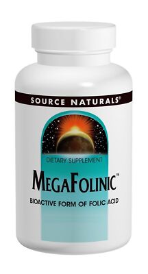 Source Naturals, Inc. Mega Folinic 60 Tablet