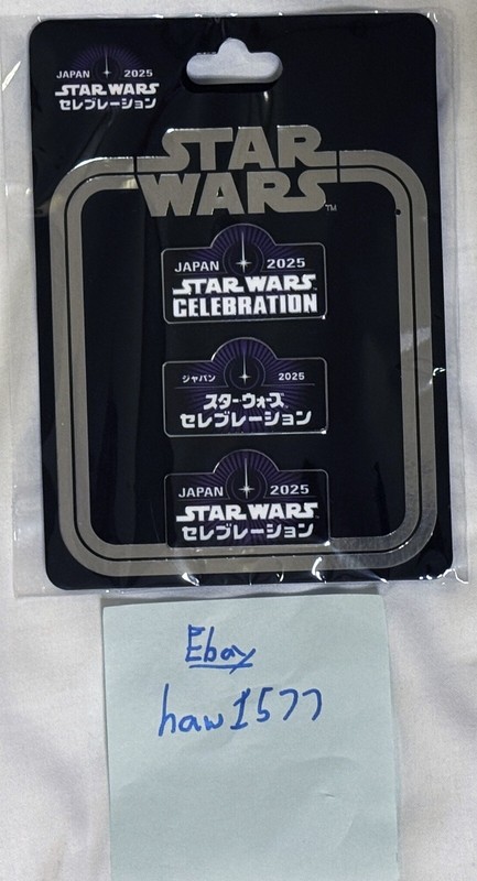 STAR WARS CELEBRATION 2025 ピンバ ッジ 3個セット Star Wars Celebration Japan 2025 - SWCJ Logo Pin Set | PIN 97638