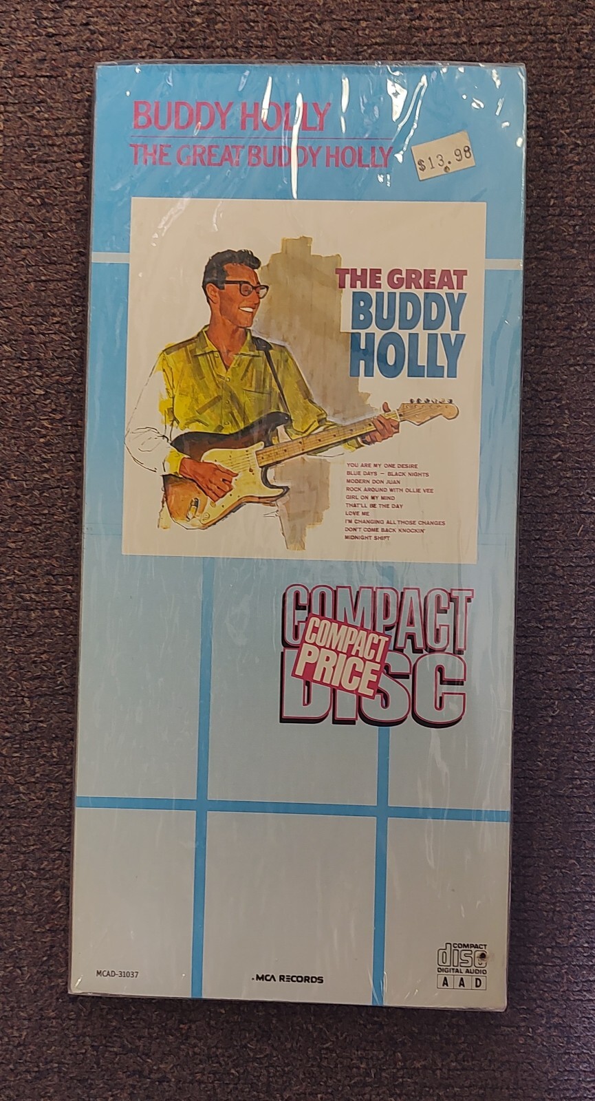 The Great Buddy Holly Buddy Holly Longbox Factory Sealed CD