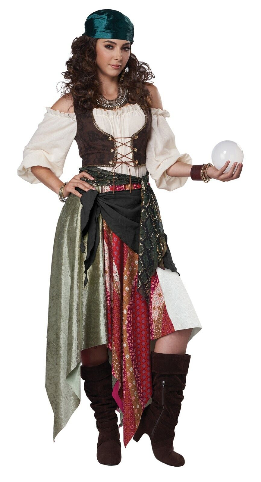 Womens Pirate Gypsy Lady Adult Costume Female Halloween Womens Pirate Gypsy Lady Adult Costume Female Halloween