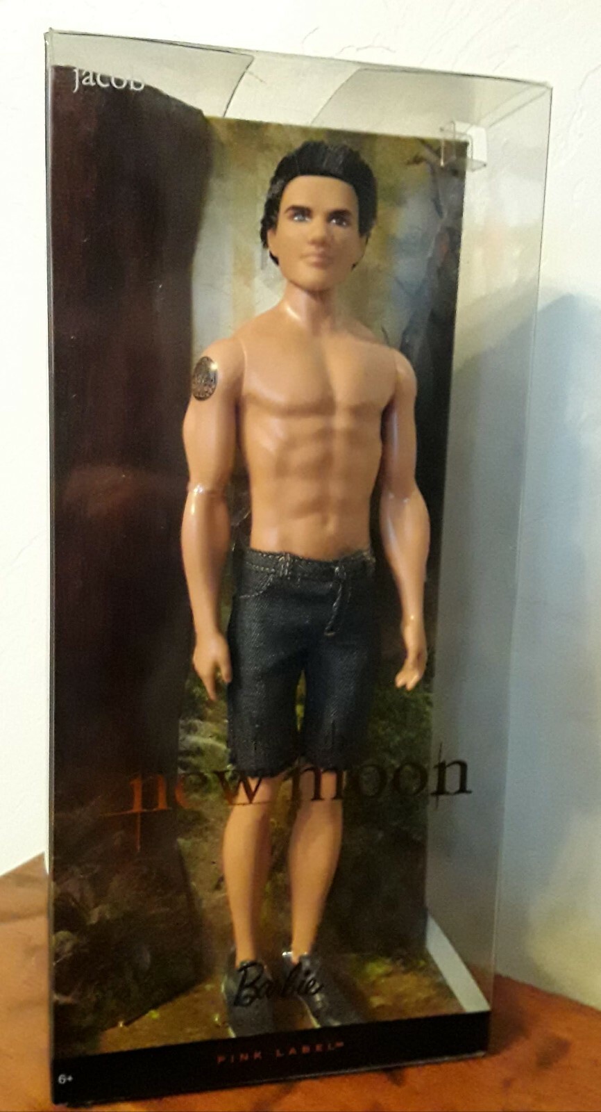 Error Twilight Saga New Moon Jacob Doll Barbie Collector