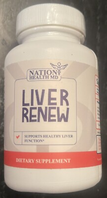 Nation Health MD Liver Renew Formula 30 Count 04/2025