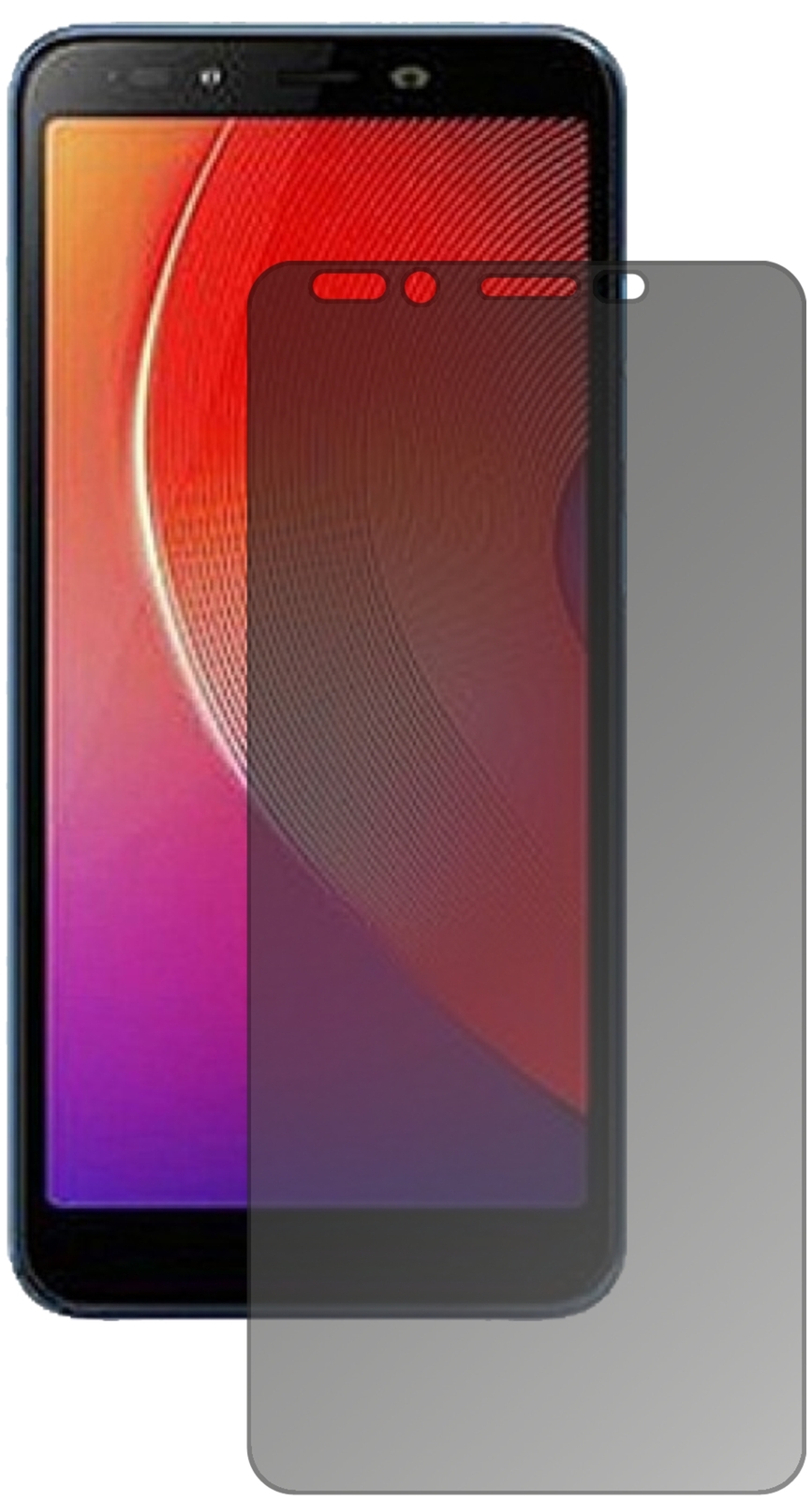 Schutzfolie für Infinix Smart 2 Pro mit Sichtschutz Blickschutz Folie