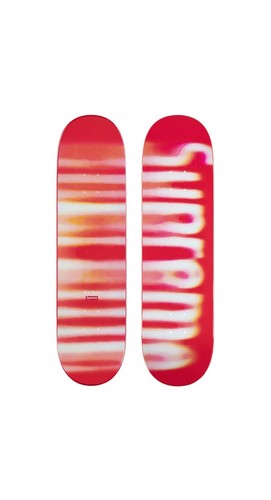 Supreme Skateboard Blurred Logo Color Red FW23 | eBay