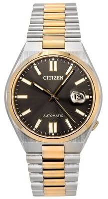 Pre-owned Citizen Nj0154-80h Tsuyosa Black Dial Two Tones Stainless Steel Automatic 50m