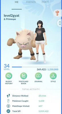 pokemon go ac for cheap hundo, 2 shinys, 300k stardust! cashapp 6$