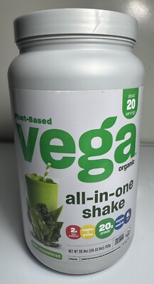 Plant-Based, Organic All-In-One Shake, Plain Unsweetened, 26.9 oz (763 g)