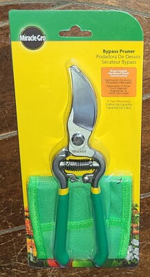 MIRACLE-GRO Bypass Pruner w/Slip Resistant Double Dipped Grip #SMG13108