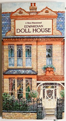 Edwardian Doll House HC Pop-up Book, 1995, Three Dimensional 3D, Paper Dollhouse