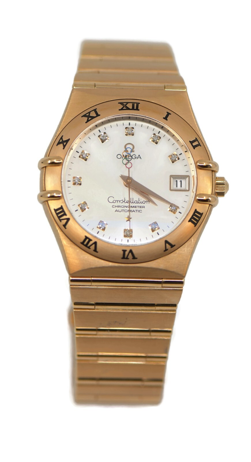 Omega Constellation Olympic Beijing 2008 Diamond 18K RG Omega Constellation Olympic Beijing 2008 Diamond 18K RG