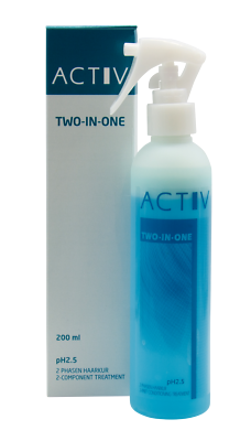 GFH ACTIV TWO IN ONE Haarkur 200ml für Echthaar Perücken Haarteile Wig pH 2.5