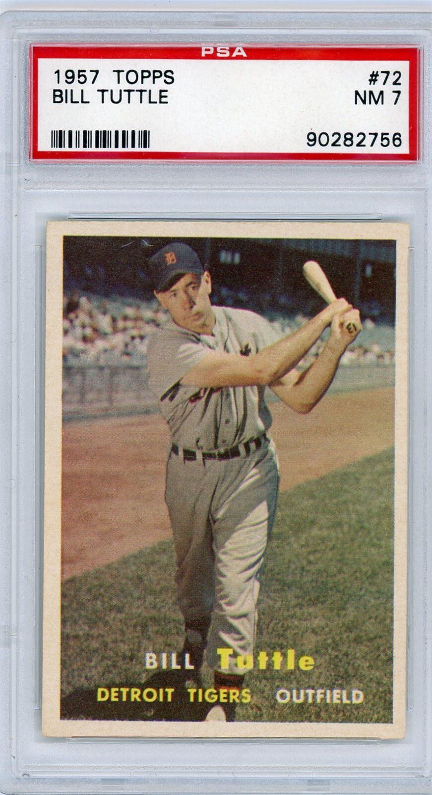 1957 Topps #72 Bill Tuttle - PSA 7 | eBay