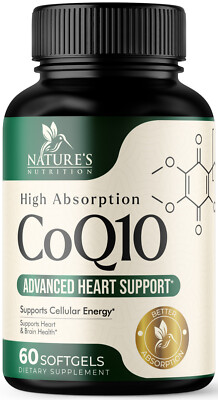 CoQ10 Coenzyme Q10 Heart Health Support Supplement