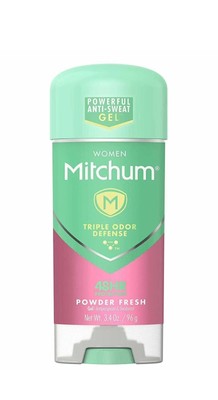 Mitchum Women's Deodorant Antiperspirant 48hr Protection Powder Fresh Gel 3.4oz