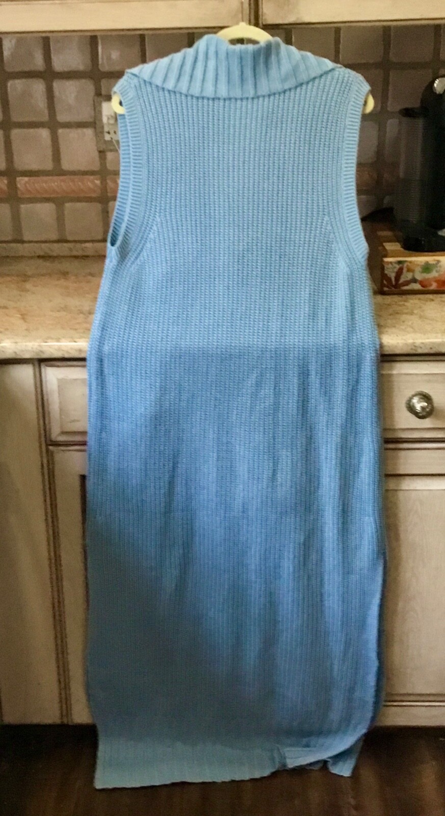

Платье макси Free People Elodie Свитер с вырезом на молнии и боковыми разрезами Синий  NWT, Blue