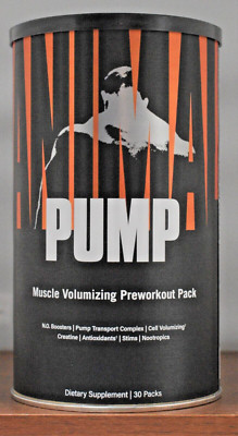 Universal Nutrition Animal Pump 30 Packs NO Boosters Cell Volumizing Get Big