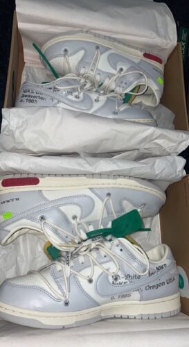 Size 11.5Nike x Off-White Dunk Low 'Lot 25 of 50' Sail Size 11.5Nike x Off-White Dunk Low 'Lot 25 of 50' Sail
