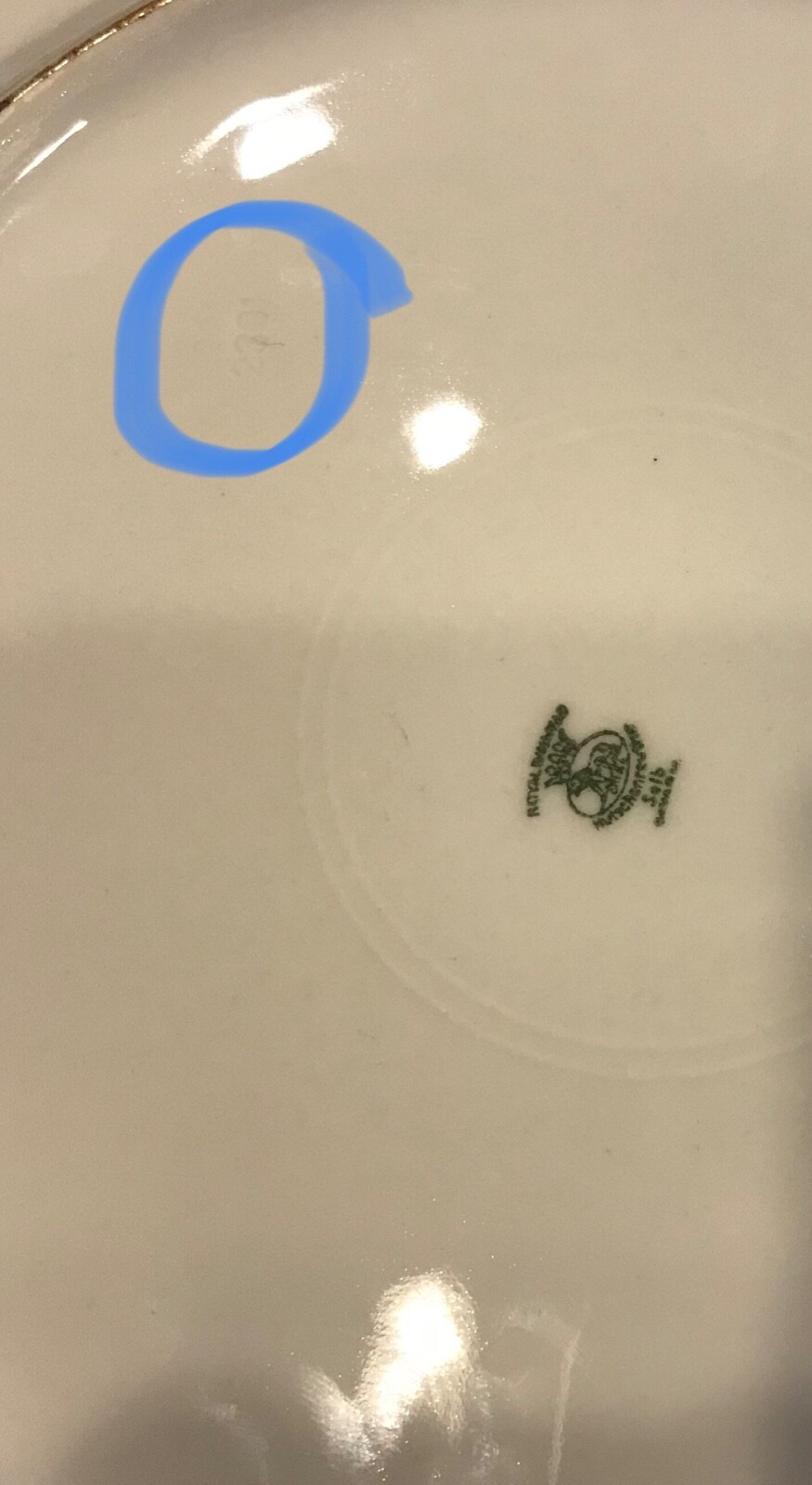 Vtg Hutschenreuther Selb Bavaria Heavy Gold Encrusted 10 7/8 Dinner Plate Floral