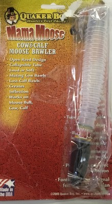 Quaker Boy Mama Cow & Moose Bawler Mating Bull Calf Caller Hunting New Open