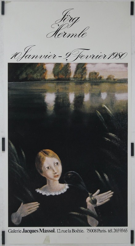 Hermle Jorg Galerie Jacques Massol 1980 Affiche Originale Exposition