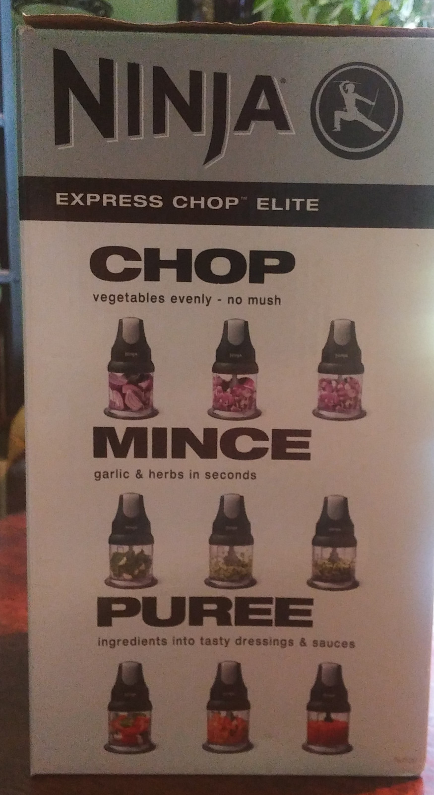 Ninja Express Chop Elite NJ100 Black-Chop-Mince-Puree
