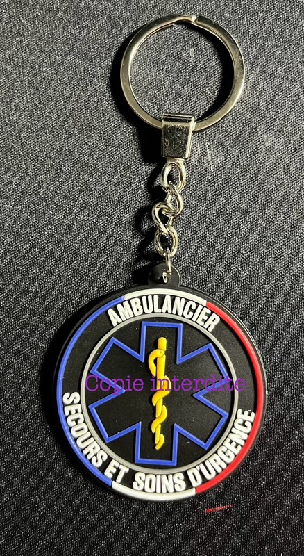 Porte-ClÃ© Ambulancier Secours Et Soins DâUrgence