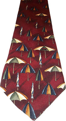 Men's tie, Designer ties Cutter & Buck tie 100% Silk Tie Neck wear Made in USA