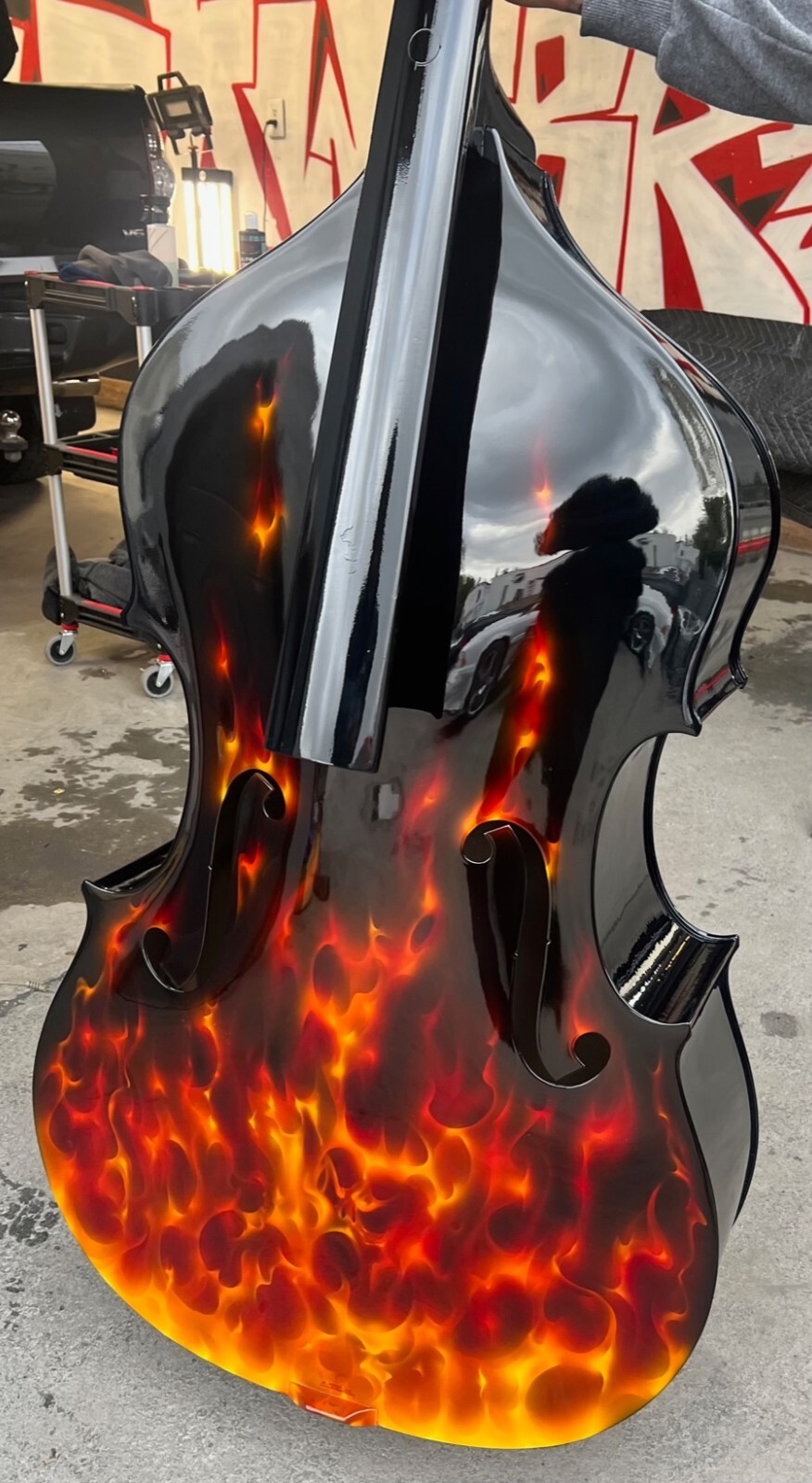 Shen 3/4 Upright Double Bass Rockabilly Touring Bass