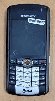 BlackBerry Pearl 8110 - Titanium Gray ( AT&T ) Rare Smartphone -Tested / No Batt
