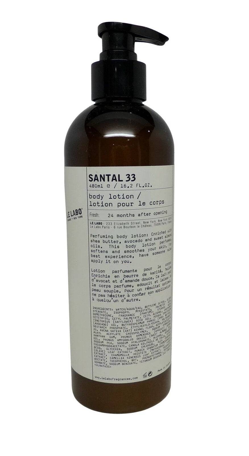 けいLe Labo Lechemin body lotion x1 Le Labo Santal 33 Perfuming Body Lotion 237ml (Bath and