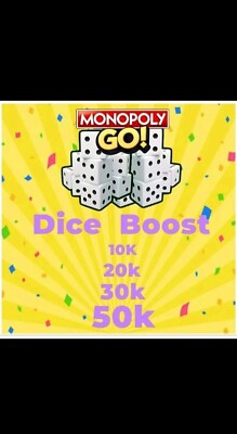 Monopoly_Go Dice Boost 10 000  Super Fast And Safety Guaranteed Event Finish 