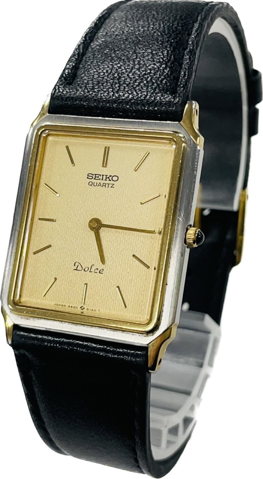 セイコー ドルチェ SEIKO Dolce 9520-5130 Discount Seiko Dolce 9520-5130 Quartz Gold Dial Mens Watch