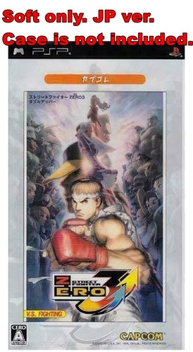 Sony PSP Soft Only Street Fighter Zero 3 Double Upper