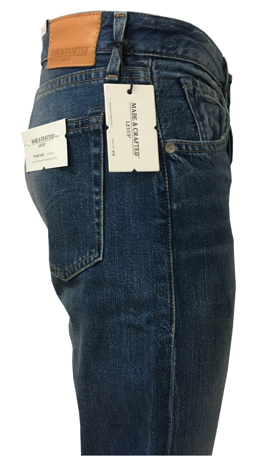 Made & Crafted By Levi's Jeans Uomo Mod Thumb Tack Cropped