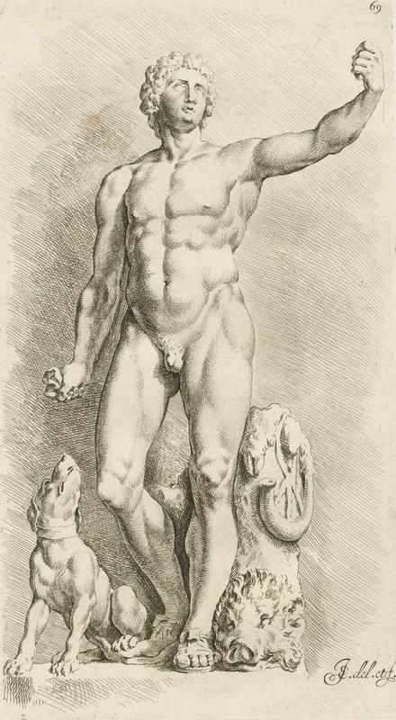 Jan De Bisschop - Meleager - Radierung - Um 1670