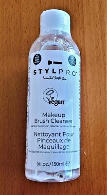 STYLPRO MAKEUP BRUSH CLEANSER SOLUTION 5fl. OZ (150ml) NEW IN SEALED BOTTLE