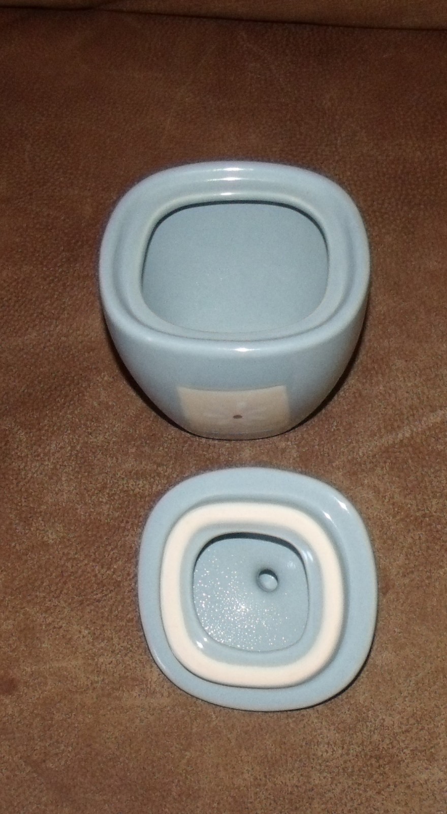 pfaltzgraff dazee sky sugar bowl with lid