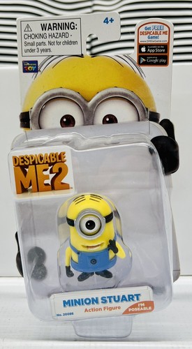 Despicable Me 2 Minions Movie Stuart Action Figure - NEW