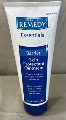 Medline Remedy Essential Barrier Skin Protectant Ointment 6 Oz Tube