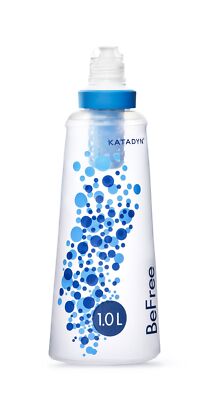 Katadyn BeFree 1.0L Water Filter, Fast Flow, 0.1 Micron EZ Clean Membrane for...