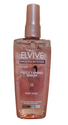 Loreal Elvive Smooth Intense Frizz Taming Serum Kera Oleo 3.4 oz L'oreal