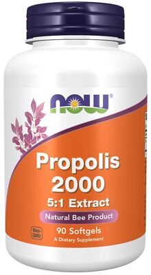 Now Foods Propolis 2000 90 мягких капсул