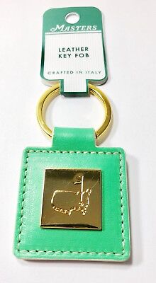 2018 Masters LOGO KEY CHAIN FOB from AUGUSTA NATIONAL Green Leather