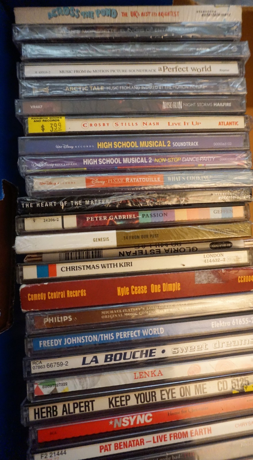 Lot of 6 CD's from 100's list=Get 6 CD's for $25-FREE