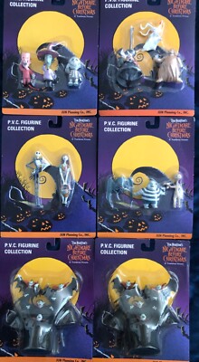 NIGHTMARE BEFORE CHRISTMAS JUN PLANNING PVC COLLECTION SET OF 6!