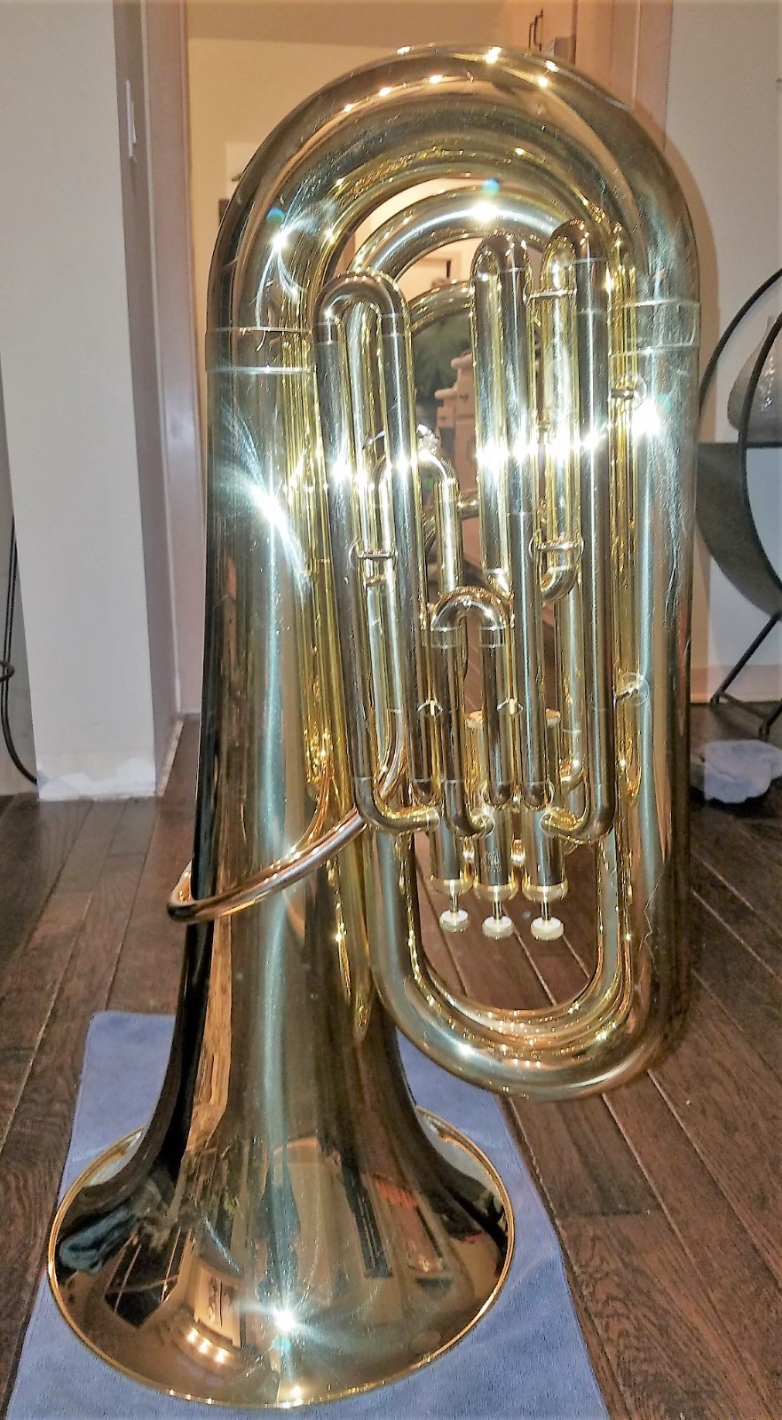 Yamaha YBB-105 TUBA Musical Instrument with Hardshell Case, Excellent Condition!
