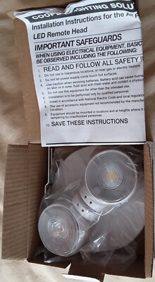All Pro Thermoplastic ER Light-Wet Location Double Head Plastic White LED Remote